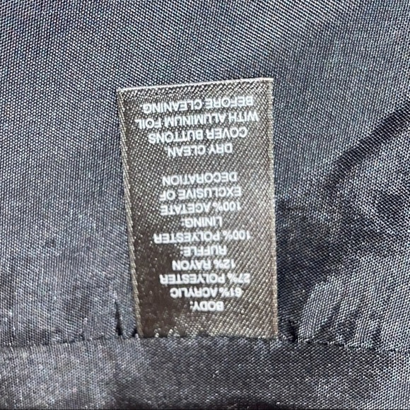 White House Black Market Cropped Tweed Lady Blazer Fringe Jacket 4 - Picture 11 of 15